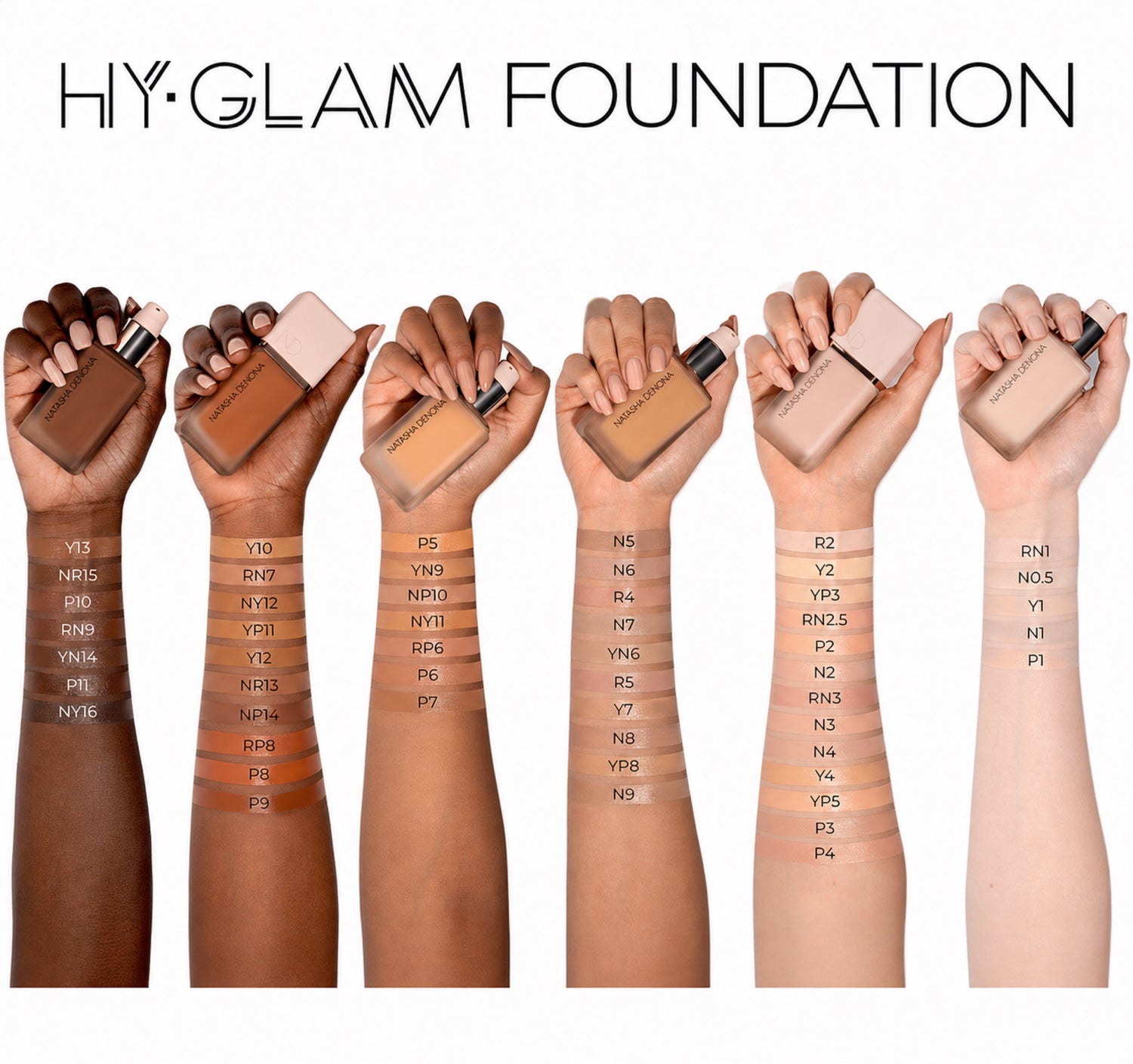 Natascha Denona - Hy-Glam Foundation (Farbe 1-3)